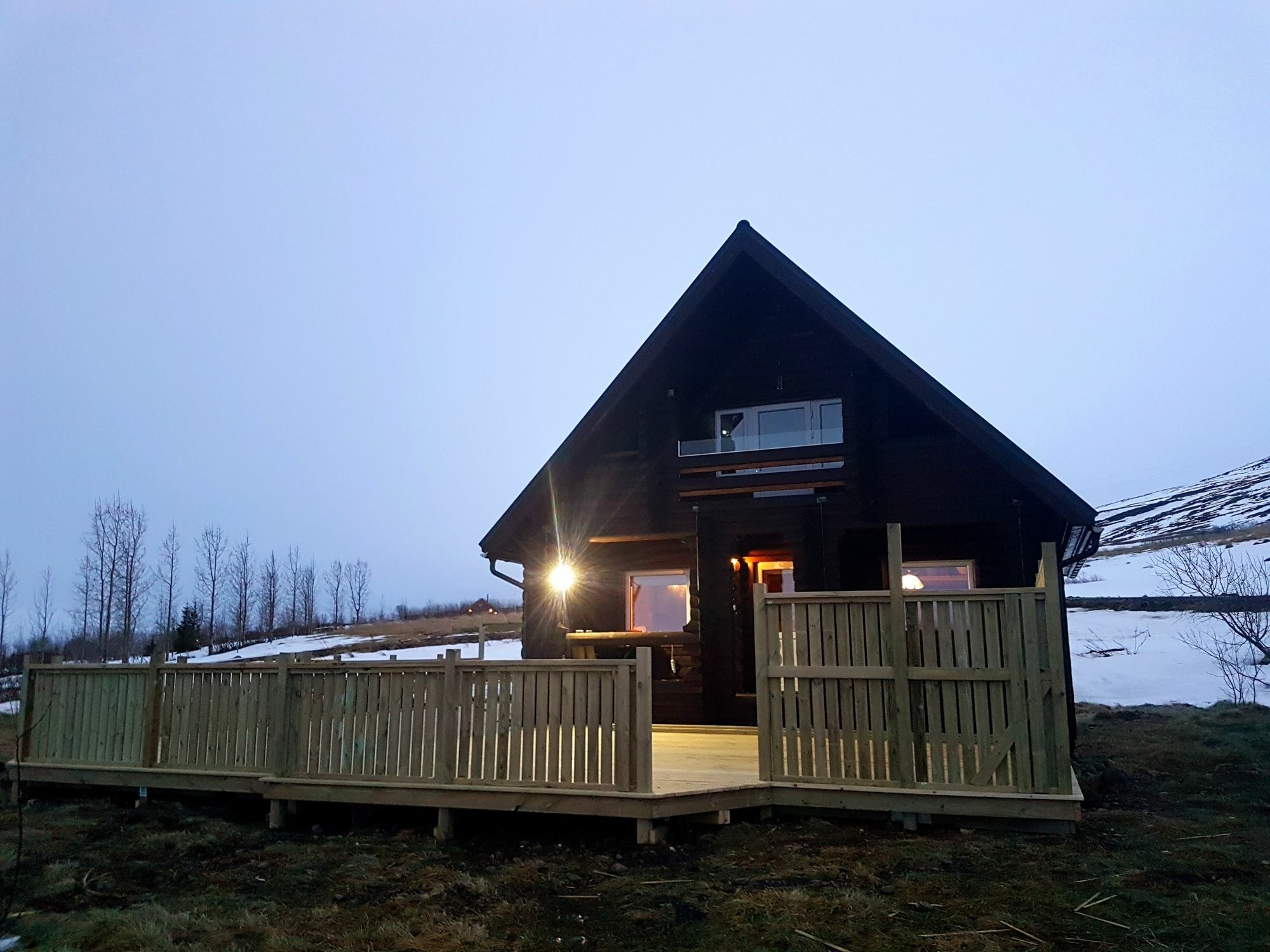 Akureyri Log Cottage Eksteriør bilde